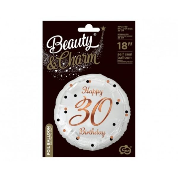Fóliový balón - Všetko najlepšie 30 - Image 2