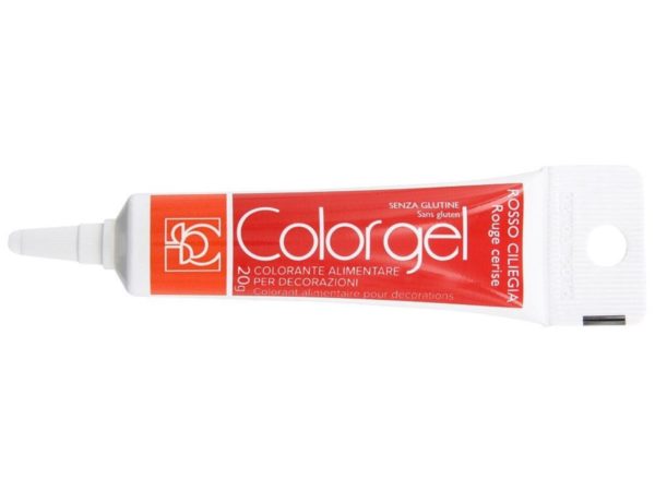 Gélová farba - červená 20 g