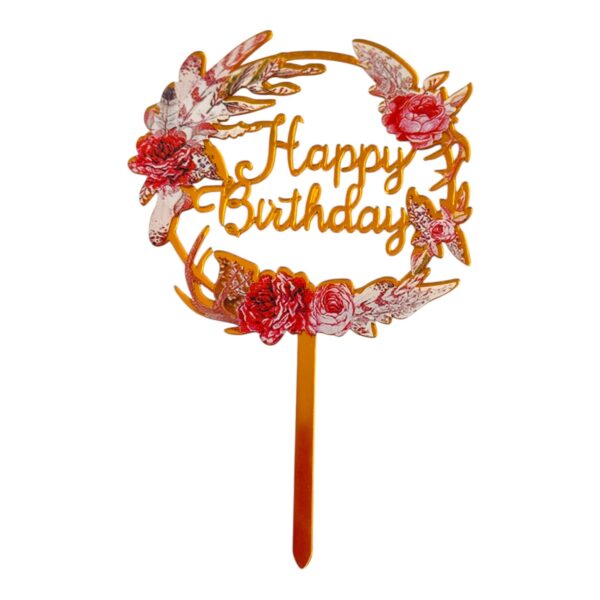 Akrylový zápich – Happy Birthday